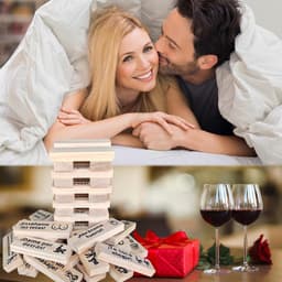 OLOEY Stacking Blocks-een leuk bordspel speciaal ontworpen voor stellen-dat evenwicht-en behendigheid op de proef stelt en zorgt voor extra plezier en romantiek in de slaapkamer — thumbnail 4