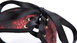 Banoch - posture Collar & leash Courtesan Red - halsband met riem - rood - bdsm — thumbnail 14