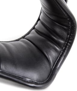 Banoch - Posture collar classic - zwarte posture collar met riem - bdsm — thumbnail 2