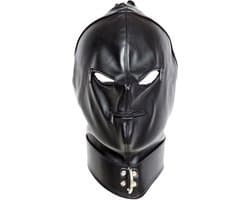 Banoch - Gimp/2 Black - zwart bondage masker van pu leer - bdsm