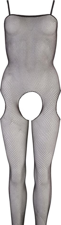 Mandy Mystery Lingerie – Erotische Catsuit met Open Kruis voor een Onvergetelijke Indruk – Maat L/XL – zwart — thumbnail 3