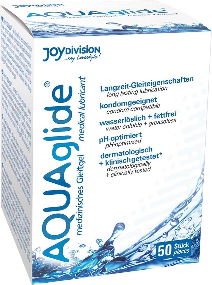 Aquaglide - 50 x 3 ml - Glijmiddel — afbeelding 1