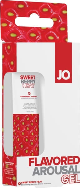 System JO - Flavored Arousal Gel Sweet Berry Heat 10 ml — thumbnail 3