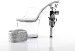 Pleaser - REVOLVER-712 Muiltjes - Paaldans schoenen - 35 Shoes - Wit — thumbnail 3