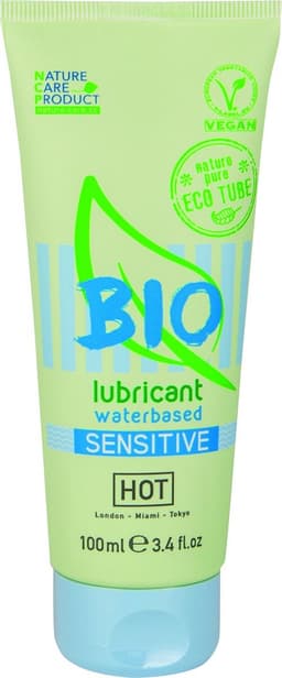 Hot Bio Sensitive Waterbasis Glijmiddel - 100Ml — thumbnail 1
