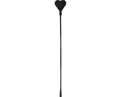 Bad Kitty – 44 cm Siliconen ‘Riding Crop’ Zweep in met Hart Vorm voor Rollenspelen – Zwart — thumbnail 3