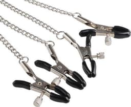 Banoch - Pinces de W. - Ketting Tepelklemmen & Schaamlippenklemmen - Verstelbaar - schaamlip klemmen — thumbnail 2