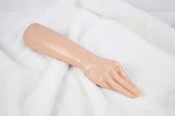 Beige realistische XXL Fisting dildo hand 38 cm — thumbnail 2
