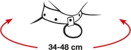 Zado – Zeer Hoogwaardige Bondage Harnas met Complete Verstelbare Boeien Set en Halsband – Zwart — thumbnail 8