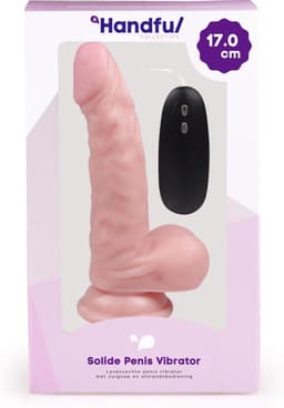 Huidkleurige realistische dildo met zuignap - Inclusief Vibratie en afstandsbediening. — thumbnail 9