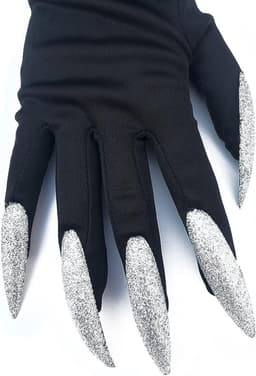 Handschoenen, Ghost Witch Devil Paw Handschoenen, Animal Claw Handschoenen, Zwarte Monster Paws Handschoenen met enge lange nagels, Performance Prop Funny Handschoenen — thumbnail 3