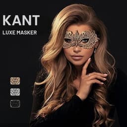 Verfijnd Venetiaans Masker voor Mannen en Vrouwen, Set van 2, Luxe Bal Masquerade Kostuum, Zwart/Goud/Zilver Kant, Feestmasker voor Carnaval en Themafeesten — thumbnail 1
