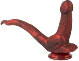 Dubbele Dildo – Sensueel Fantasie Design van Zachte Siliconen - Dubbele Fantasie Dildo – Zijdezachte & Flexibele Siliconen — thumbnail 1