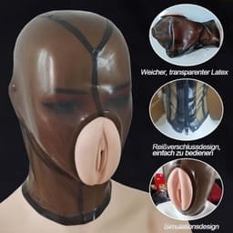 Masker met mondkapje, BDSM kostuum — thumbnail 3