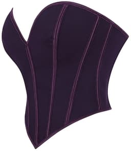 Dames Shapewear Corset Top – Sexy Corrigerend Ondergoed, Taille Corrigerend Korset, Slankmakende Bustier, Vintage Dameskleding - Paars - Maat M — thumbnail 2