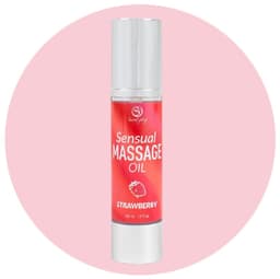 SECRET PLAY Sensual Massage Oil Strawberry 50 Ml. — thumbnail 1