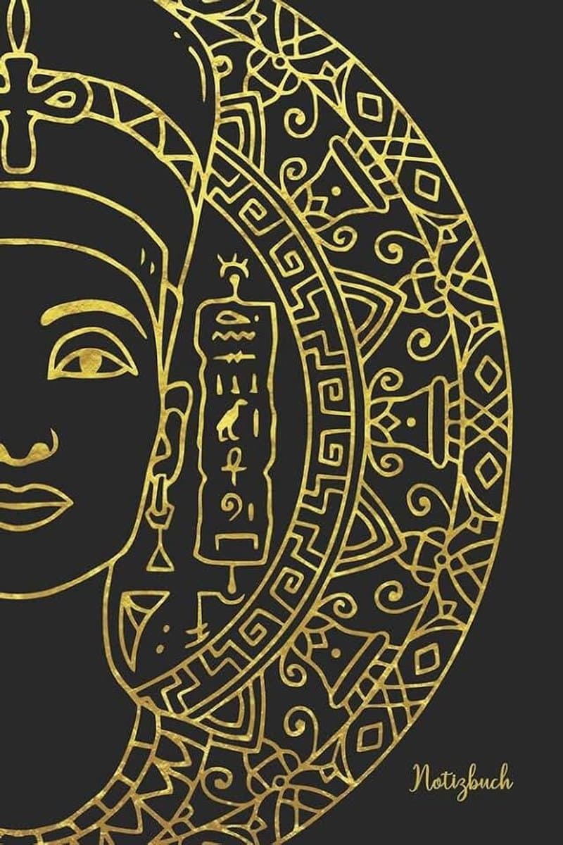 Notizbuch: Skizzenbuch / Tagebuch Mandala - DIN A5 120 Seiten liniert - Geschenk Ägypten — afbeelding 1