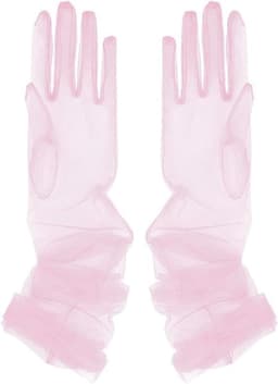 Handschoenen dames tule handschoenen mesh tule handschoenen sheer party opera handschoenen bruidshandschoenen transparant tule handschoenen nethandschoenen transparante tule — thumbnail 1