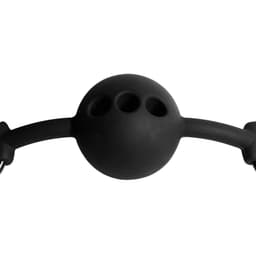 Fetish Submissive Bondage - Breathable Silicone Ball Gag — thumbnail 5