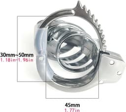 Chastity Cage met Ringen 30-50mm — thumbnail 2