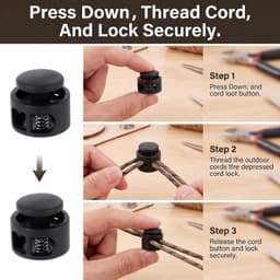 40 stuks koordstoppers 2-delig — thumbnail 3