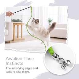 5 Stuks Reservekoorden voor Kattenhengel met Belletjes, Kattenbijttouw — thumbnail 2