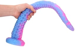 Fiction Cocks - Tentacle Serpent - Lange Anal Dildo - 50 cm - Purple/Blue — thumbnail 2