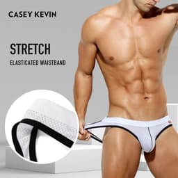 Ademende Heren Jockstrap Ondergoed - Atletische Supporter voor Mannelijke Sporters — thumbnail 5