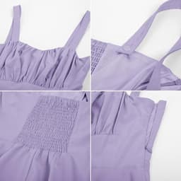 Cocktailjurk voor Dames - Elegante Zomerjurk met Spaghettibandjes - A-lijn Vrijetijdsjurk — thumbnail 4