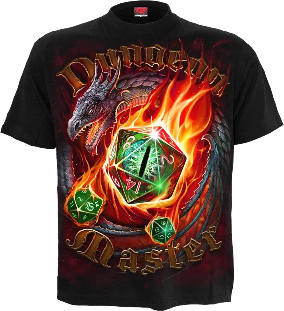 Dungeon Master T-Shirt Zwart Katoen voor RPG Fans — afbeelding 1