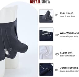 Heren Boxershorts met Gescheiden Dubbele Pouch - Comfortabel en Ondersteunend Ondergoed — thumbnail 4