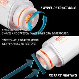 Daity – Automatische Masturbator voor Mannen – Elektrische Pocket Pussy met Stoot- & Verwarmingsfunctie – Handsfree Seksspeeltje voor Hem – Meerdere Standen & Intensiteiten — thumbnail 3
