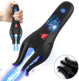 360° Pleziervibrator - Vibratie - Tril- en vibratiefuncties - 15 verschillende standen - Verlengt de erectietijd - Penistrainer - Verbetert de orgasmebeleving — thumbnail 1