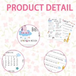 10 raadspeelkaarten voor babyfeestje – leuk partygame voor babyshower en genderreveal, geschikt voor meisjes en jongens — thumbnail 5