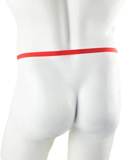BamBella ® - string bongage - maat Onesize S M L - Sexy slip erotische onderbroek valentijnsdag kerst rood groen doorzichtig rollenspel kleding voor mannen — thumbnail 4