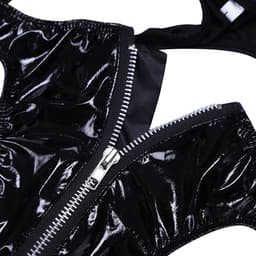 Erotisch Heren Ondergoed Slip Tijgerprint met Ritssluiting en Lage Taille — thumbnail 2