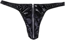 Erotisch Heren Ondergoed Slip Tijgerprint met Ritssluiting en Lage Taille — thumbnail 4