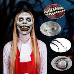 Griezelig Demonenmasker Latex voor Halloween Carnaval en Cosplay Feesten — thumbnail 4