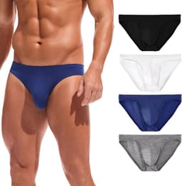 Heren slips met lage taille van zachte, lichte modal stof — thumbnail 1