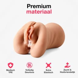 Jespro Realistische Latina Pocket Pussy - Kunstvagina - Sex Toys voor Mannen - Masturbator - Blowjob Simulator - Nep Vagina - Voor Heren - Stroker - Seksspeeltjes - Erotiek - Zelf aftrekken — thumbnail 2