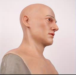 Realistisch Mannenmasker Siliconen – Full Head Gezichtsmasker – Cosplay & Halloween- Gezicht Man- — thumbnail 2