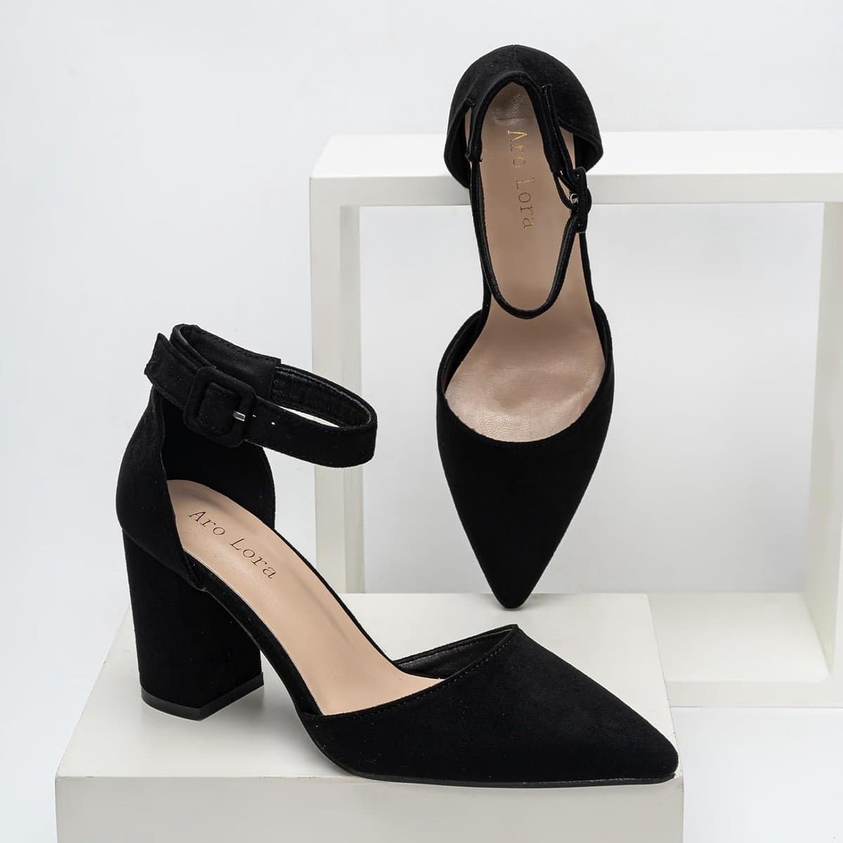 Comfortabele Strappy Pumps met Dikke Hakken en Slingback voor Dames — afbeelding 1