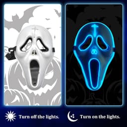 Eng Scream Geest Masker voor Halloween en Carnavalsfeesten — thumbnail 5