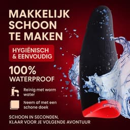 Toys Hub® Automatische Masturbator PRO met Glijmiddel & E-book - 10 Vibraties - Smart Heating - Pocket Pussy - Blowjob Simulator - Elektrisch - Sex Toys voor Mannen Zelf Aftrekken - 14 CM — thumbnail 9
