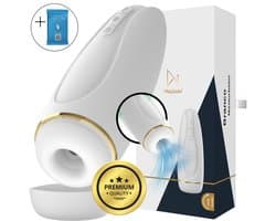 Masturbator voor Man - Nappex™ Branco Automatische Blowjob Simulator [Discreet Verzonden] - 16 Stille Zuig- en Vibratiestanden - Uitneembare Binnenhoes - Pocket Pussy Electrisch - Sex Toys voor Mannen en Koppels - Kunstvagina - Seksspeeltjes - Wit