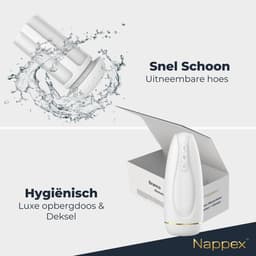 Masturbator voor Man - Nappex™ Branco Automatische Blowjob Simulator [Discreet Verzonden] - 16 Stille Zuig- en Vibratiestanden - Uitneembare Binnenhoes - Pocket Pussy Electrisch - Sex Toys voor Mannen en Koppels - Kunstvagina - Seksspeeltjes - Wit — thumbnail 6
