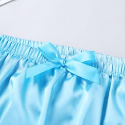 Satijnen String Slip met Kant en Ruches voor Heren — thumbnail 2