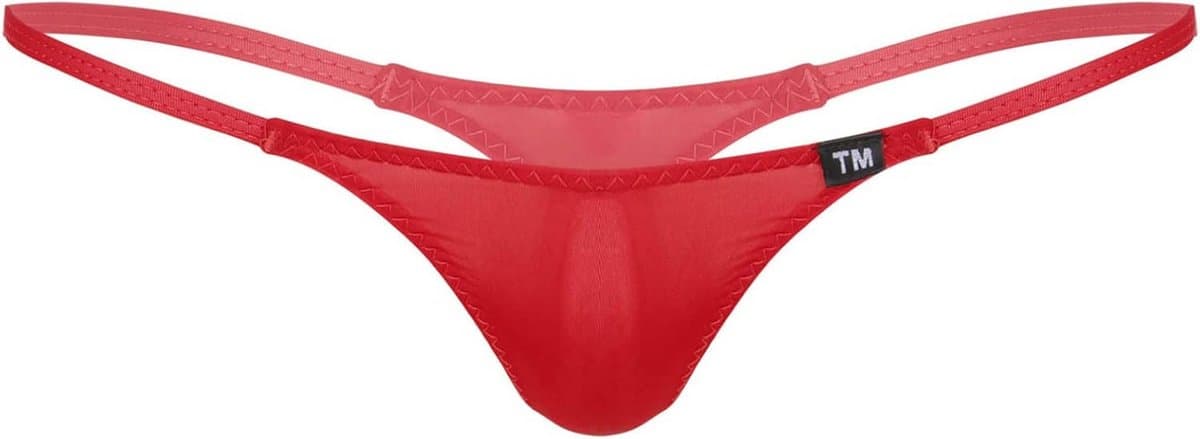 Herenslip Micro Slip G-String Rio Tanga Lage Taille Transparant Ondergoed Suède — afbeelding 1