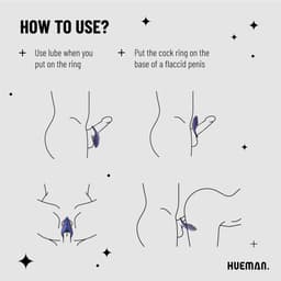Hueman - Neptune Vibrerende Cockring + Afstandsbediening — thumbnail 2