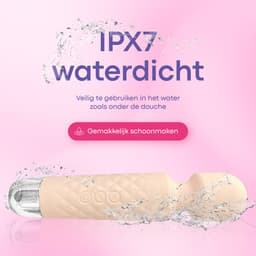 Pure Pleasure® Vibrator voor Vrouwen – Magic Wand Vibrator met 3 Opzetstukken – Seksspeeltjes voor Vrouwen & Koppels – G-spot & Clitoris Stimulator – Oplaadbaar – Fluisterstil – Siliconen – Roze — thumbnail 6